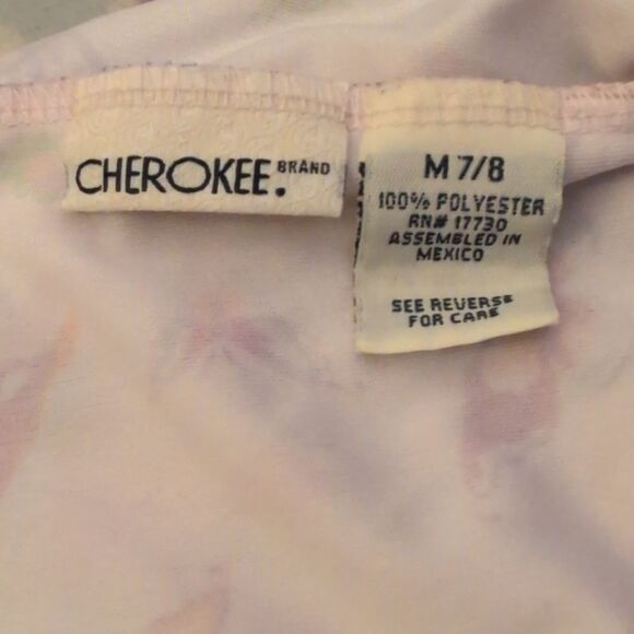 Vintage Girls Y2K Cherokee Reversible Butterfly Stripe Print Skirt Size 7/8 - Picture 2 of 5